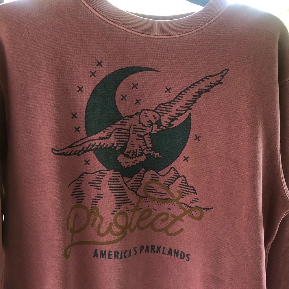 FP Movement by Free People Maroon Graphic Sweatshirt - Picture 2 of 5